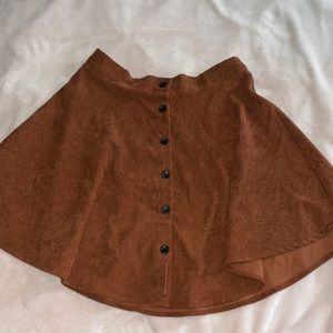 Brown Corduroy skirt. NWOT